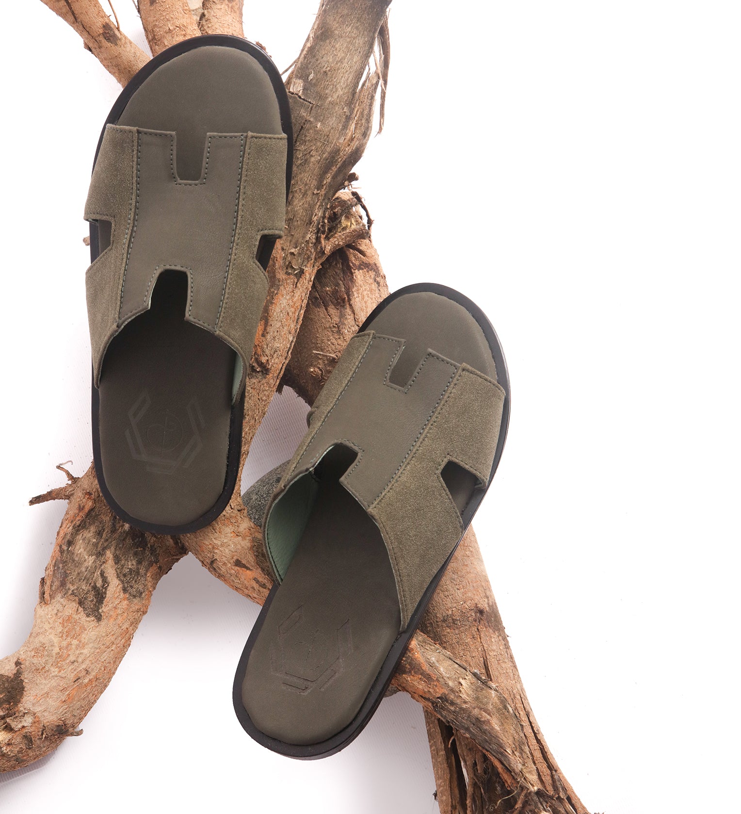 OLIVE GREEN 'H'  - MEN SOFTY