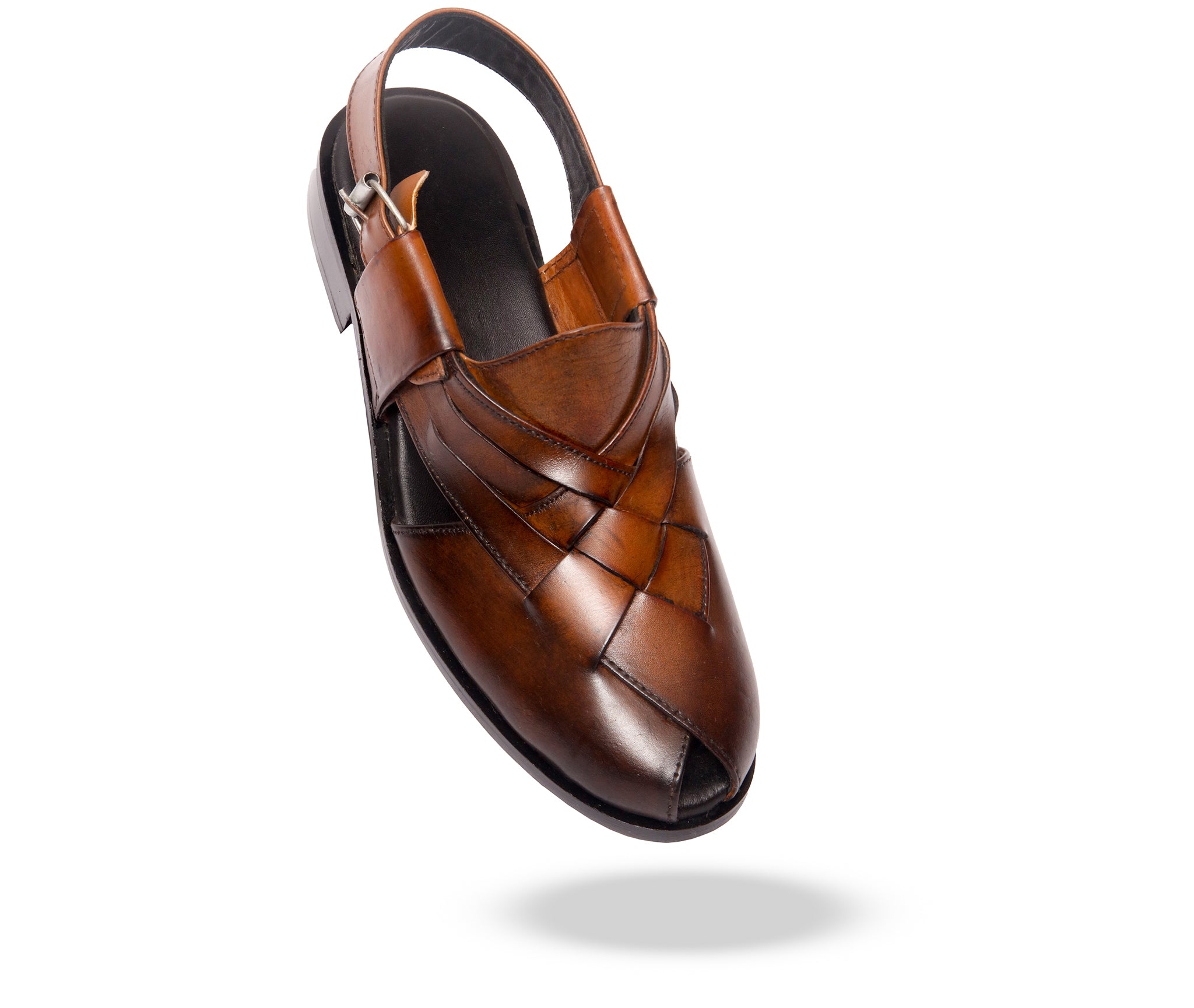 BROWN CUT CRISS CROSS PESHAWARI - MEN