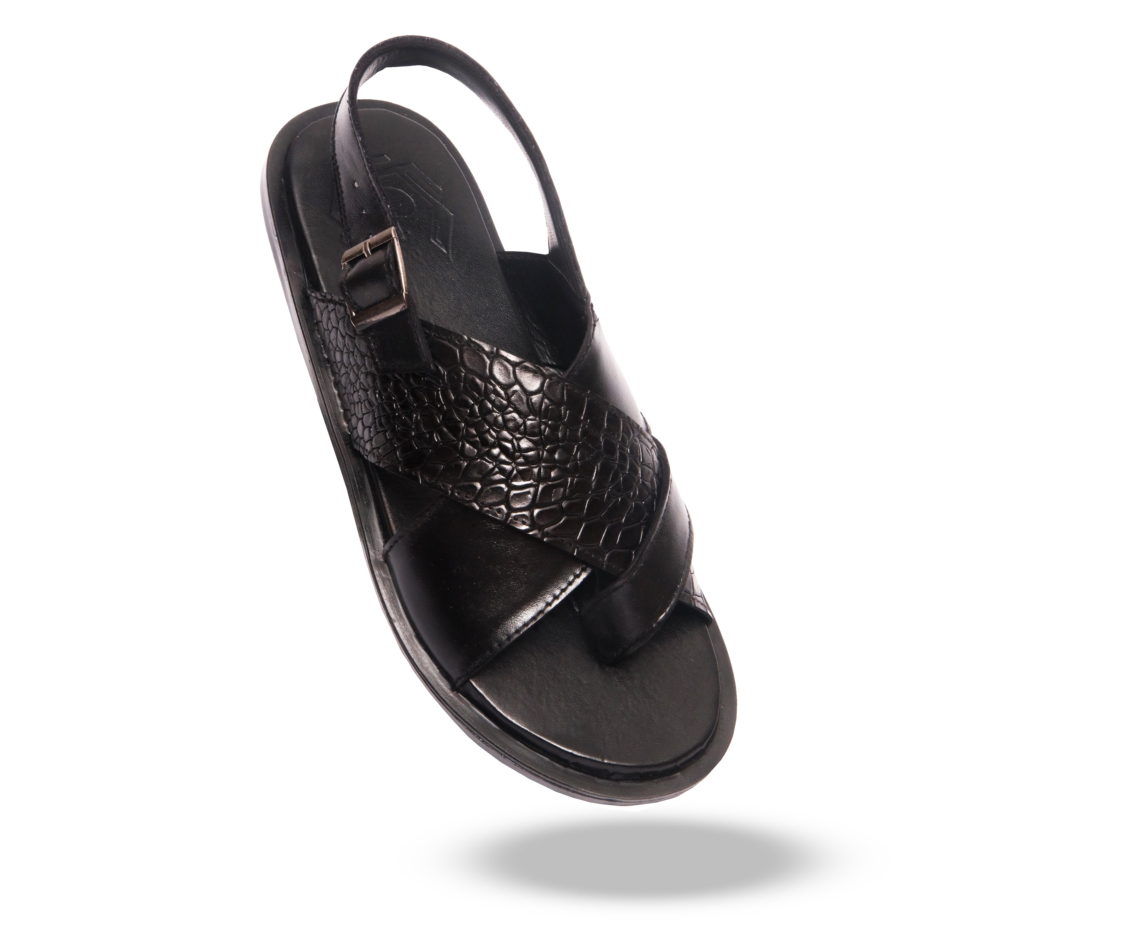 BLACK 'X' CROCS - MEN SANDAL